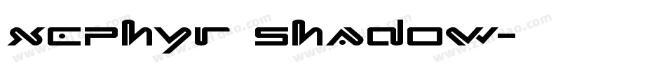 Xephyr Shadow字体转换
